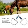HuadZhylyx Stainless Steel Horse Bit, 125 mm D-Ring Bit view 4