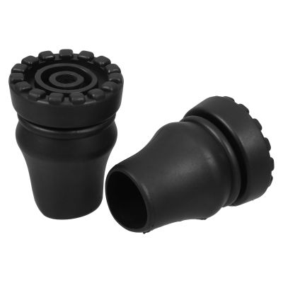 HOOTNEE 2-Pack 22 mm Non-Slip Rubber Tips for Walking Canes