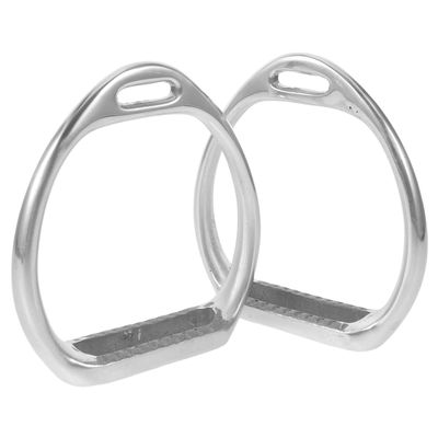 VOSAREA Aluminum Alloy Safety Stirrups for English and Western Saddles, Non-Slip, Quick-Mount, 1 Pair