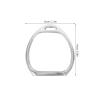 VOSAREA Aluminum Alloy Safety Stirrups for English and Western Saddles, Non-Slip, Quick-Mount, 1 Pair view 2