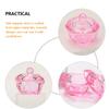Pink Glass Dappen Dishes with Lids, 2-Pack, for Acrylic Monomer view 3