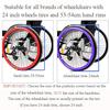 Wheelchair Push Rim Covers, Wear-Resistant Silicone Grips for Safety and Comfort view 4