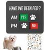 Pet Feeding Reminder Magnet with Cat Design view 1