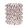 Specora Classic Spiral Hair Tie Transparent Pearls, 4 cm, 5-Pack, TPU view 1