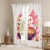 Homewish Cartoon Axolotl Girl Blackout Curtains, Japanese Ramen Design, 175 x 140 cm (H x W), 2 Panels view 4
