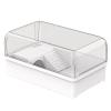 White Turtle Feeding Tank with Basking Platform for Turtle Breeding view 1