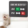 Magnetic “Have We Been Fed?” Feeding Reminder Sign for Dogs and Cats view 3