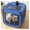 XUJUAN-0227 Pet Drying Box, Foldable Dryer Bag for Cats and Dogs, Green view 3