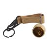 Pwshymi Brass Bear Bell for Safety and Clear Sound for Camping, Hiking, and Backpacking, Thickened Brass Wall, Khaki view 4