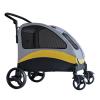 XUJUAN-0227 Foldable Pet Stroller for Cats and Medium to Large Dogs view 2