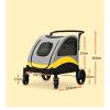XUJUAN-0227 Foldable Pet Stroller for Cats and Medium to Large Dogs view 3