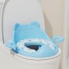 Adjustable Children's Toilet Seat with Cushion view 3