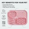 Silicone Pet Lick Mat Slow Feeder Bowl view 4