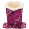Leather Eyeglass Holder with Plush Lining, Sturdy Reading Glasses Stand view 1