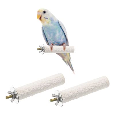 QUARKZMAN Bird Perch - Colorful Paw Grinding Perch