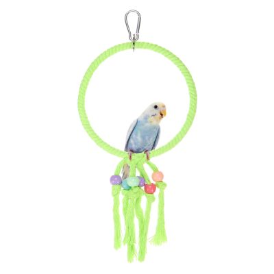 QUARKZMAN Bird Rope Swing with Ring