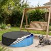 Oxford Fabric Pool Cover with Drawstring view 3