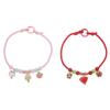 JUMPLAWN Handmade Pet Jewelry Set with Adjustable Beaded Collar and Fun Charms view 1