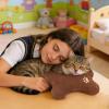 Soft Washable Dog Pillow in Bone Shape view 2