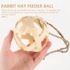 YARNOW Bamboo Hanging Food Ball for Rabbits and Guinea Pigs view 3