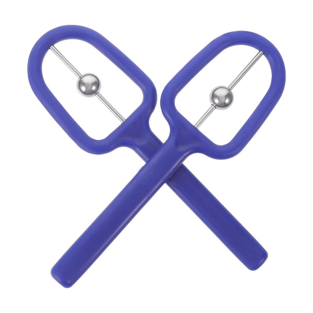 U-Shaped Tongue Training Device, 2 Pieces, PP, Blue