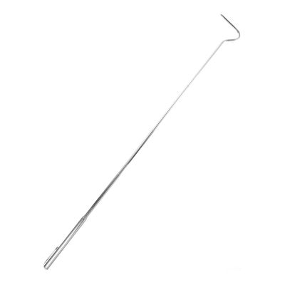YARNOW Stainless Steel Reptile Grabber with Folding Snake Hook and Telescopic Handle