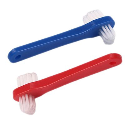 Compact Double-Sided Denture Brush with PP Handle