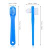 Compact Double-Sided Denture Brush with PP Handle view 2