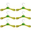 VALICLUD 6-Piece Children's Hangers with Cartoon Designs, Wrinkle-Reducing, for Laundries and Children's Closets, Random Color view 1