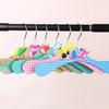 VALICLUD 6-Piece Children's Hangers with Cartoon Designs, Wrinkle-Reducing, for Laundries and Children's Closets, Random Color view 2