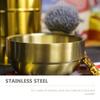 DONFAMDS Gold Stainless Steel Shaving Bowl view 3