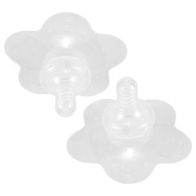 LAPYAPPE 2-Pack Silicone Nursing Shields for Newborns, Thin Breast Shields for Promoting Milk Flow and Preventing Moisture During Breastfeeding