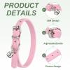QUARKZMAN Cat Collar with Bell - Adjustable PU Leather view 3