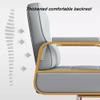 YADZISW Barber Chair, Salon Chair for Stylists, High-Performance Hydraulic Pump, 360° Swivel with Footrest, Silver view 2