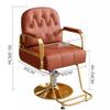 YADZISW Barber Chair, Salon Chair for Stylists, High-Performance Hydraulic Pump, 360° Swivel with Footrest, Silver view 3