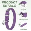 QUARKZMAN Dog Collar with Bell view 3
