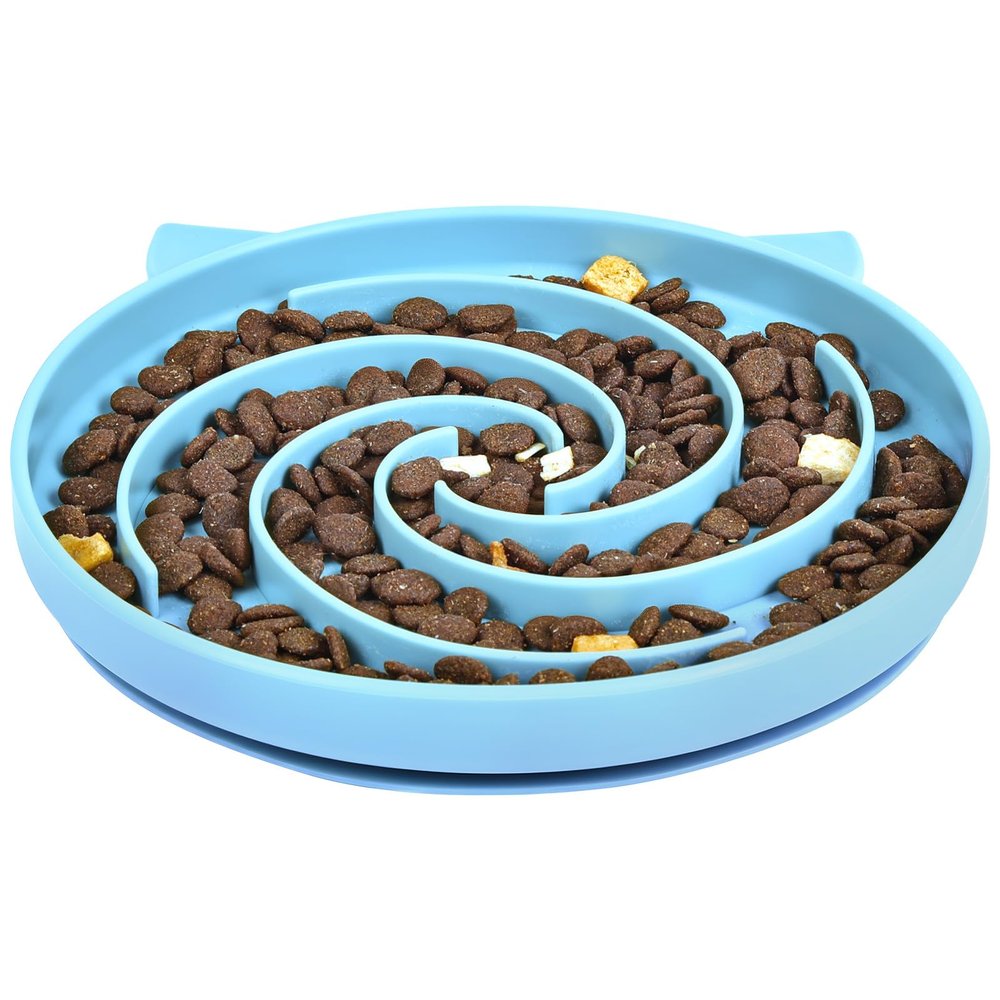 Alaoo Anti-Choking Cat Bowl, Slow Feeder