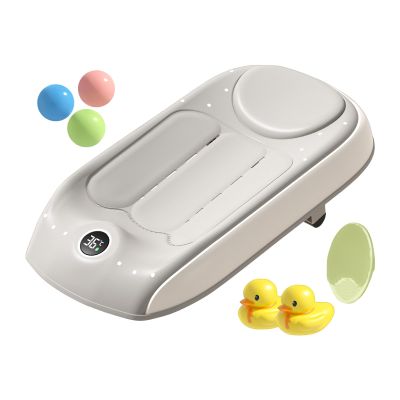 Bathtub Backrest and Shower Guard with Temperature Sensor