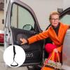 SOESFOUFU Fabric and PP Car Grab Handle for Seniors and People with Disabilities view 4