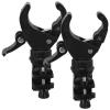 DINHEAROM Wheelchair Crutch Holder, 2-Piece, Plastic and Metal view 1