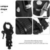 DINHEAROM Wheelchair Crutch Holder, 2-Piece, Plastic and Metal view 3
