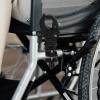 DINHEAROM Wheelchair Crutch Holder, 2-Piece, Plastic and Metal view 4