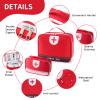 2-Pack Medication Bag, Large & Small Travel First Aid Kit view 3