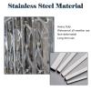 Generic Adjustable Folding Window Security Grille, Stainless Steel, 130 x 140 cm view 3
