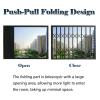 Generic Adjustable Folding Window Security Grille, Stainless Steel, 130 x 140 cm view 4