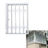Generic White Retractable Window Security Grille, Fits 90 x 70 cm (36 x 28 in) view 1