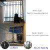 Generic White Retractable Window Security Grille, Fits 90 x 70 cm (36 x 28 in) view 2