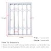 Adjustable Sliding Safety Bar with Lock for Windows and Gates view 4
