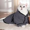 Dog Bathrobe After Bathing - Absorbent Hooded Towel view 3