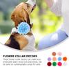 Happyyami 10-Pack Colorful Polyester Flower Collars for Small Dogs and Puppies, Random Colors view 3